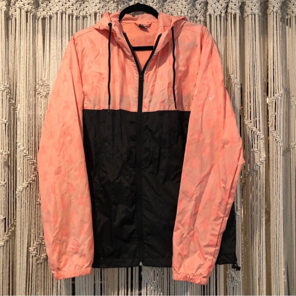 Jeffree Star Peach & Black Windbreaker-NWOT